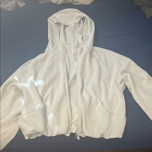 Lululemon White Hoodie Jacket
